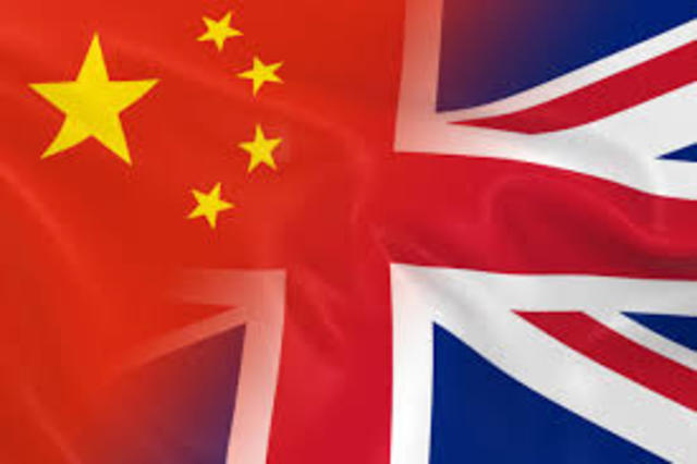 Britain dominates parts of China