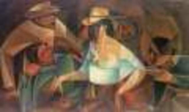 Pintor panameño, Juan Manuel Cedeño.