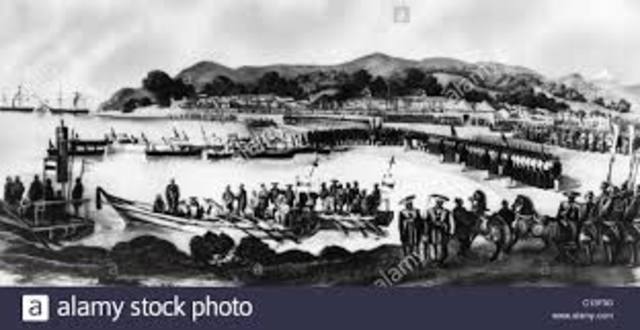 Commodore Matthew Perry Entered Tokyo Harbor Opening Japan to the US