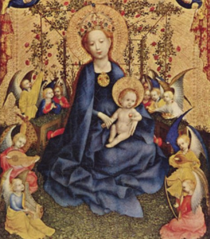 La Virgen de la rosaleda