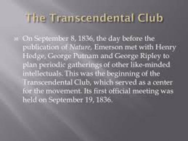 Transcendental Club's First Meeting