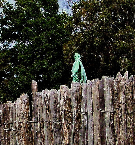 The English start the first US colony at Jamestown