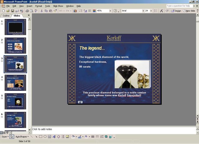 PowerPoint versión 10.0