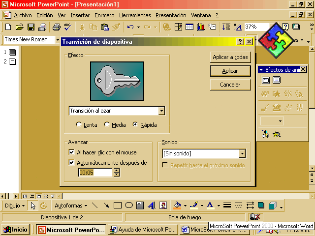 PowerPoint 2000(PowerPoint versión 9.0)