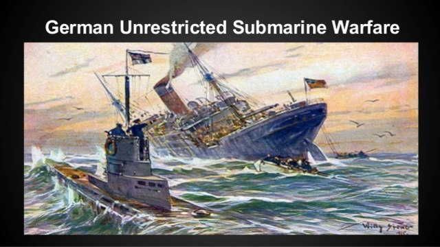 Germany renews unrestricted submarine warfare