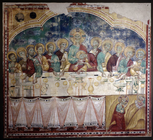The Last Supper and the Agony in the Garden (Medieval)