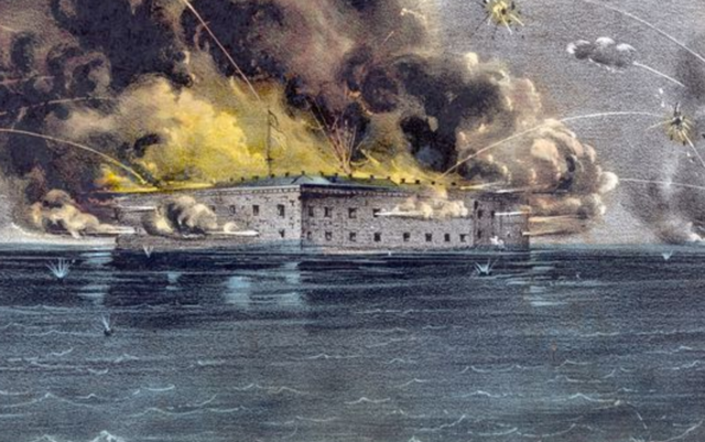 Confederacy Attacks Fort Sumter