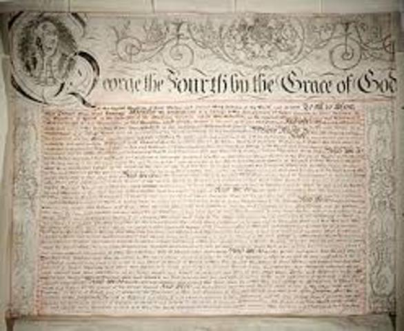 Royal charter In 1663