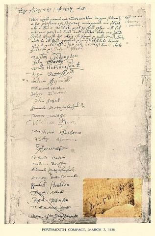 The Portsmouth compact was signed