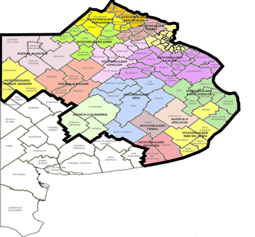 Instalación del consulado en Buenos Aires