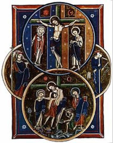 Salterio de Blanca de Castilla, manuscrito iluminado francés