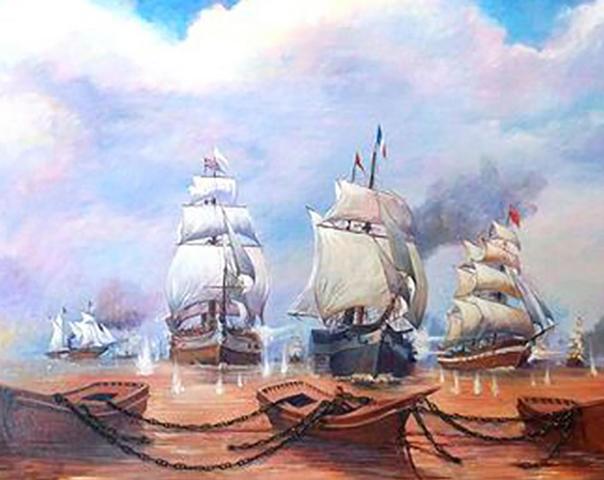 Inicio del bloqueo anglofrancés