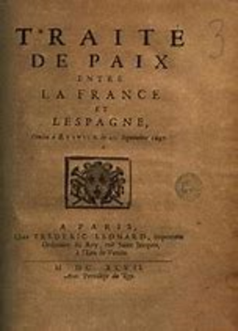 Philip II of Spain and Henry IV of France sign a treaty