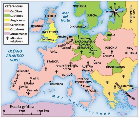 La reforma protestante y la contrareforma
