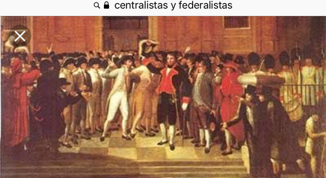 Centralistas y Federalistas