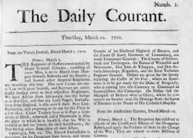 First English Daily Newspaper