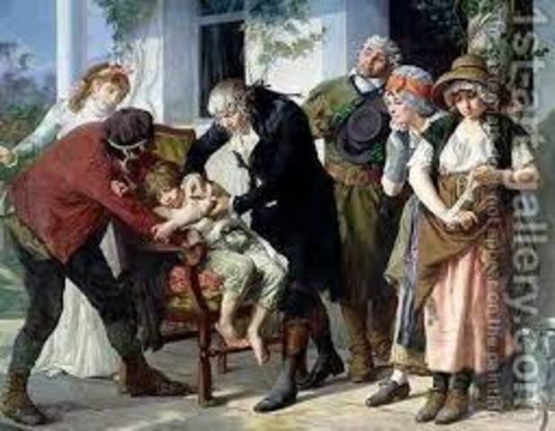 First Vaccination Against Smallpox