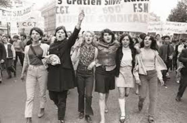 1953 Movimientos feministas logran el derecho ala ciudadanía de las mujeres