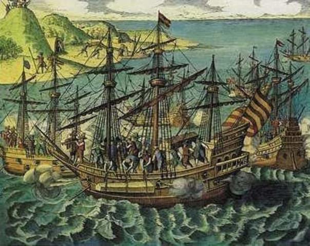 Las expediciones españolas y la conquista de Tenoch