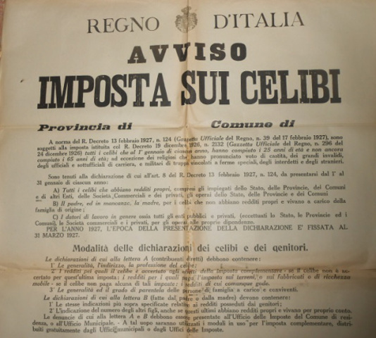 AÑO 1927-ITALIA