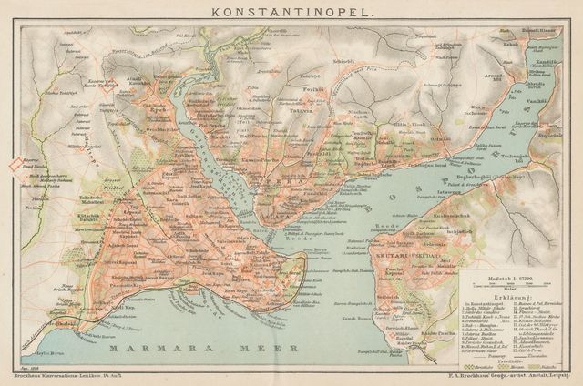 Tyrkerne erobrer Konstantinopel