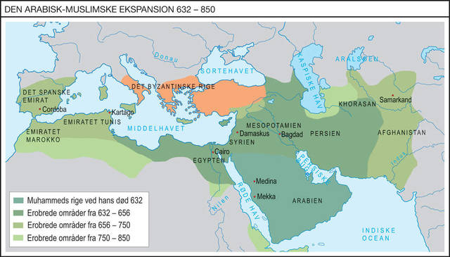 Muslimerne mister det sidste område i Europa