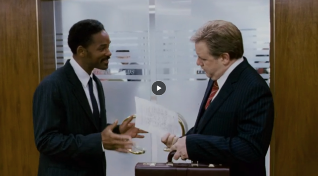 Chris Gardner sends his application to Jay Twistle