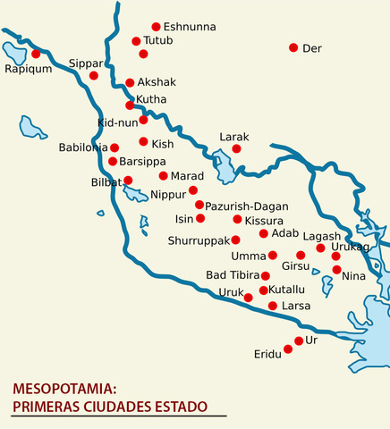 Primeras ciudades y estados