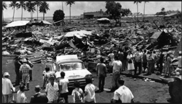 1960 Chile earthquake triggered a tsunami in Hawaii