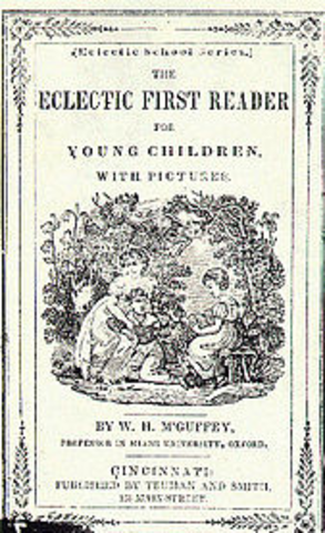 First McGuffey reader published