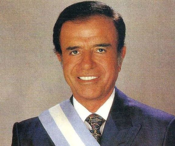 elección de Carlos Menem