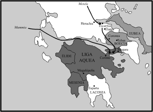Conquista romana. Batalla de Corinto