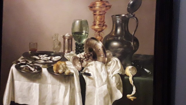 Stilleven met vergulde bokaal