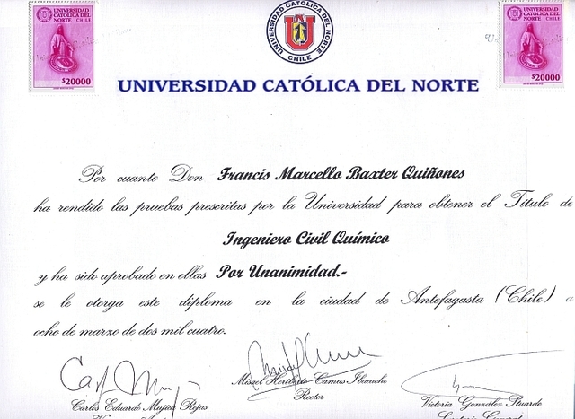 Titulación Ingeniería Civil