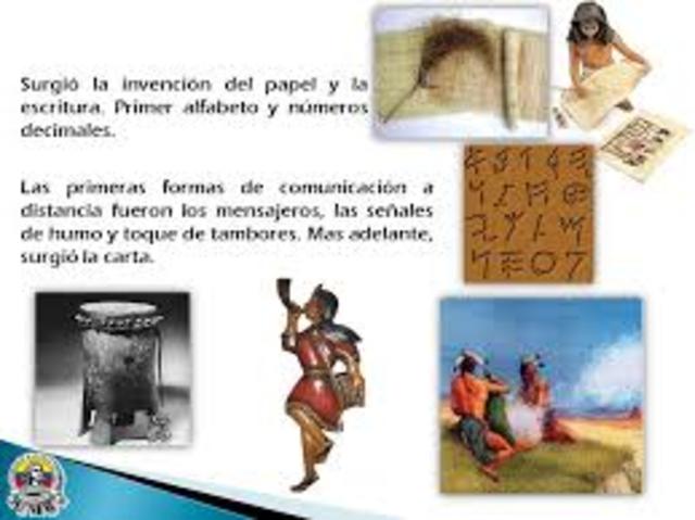 PRIMERAS SEÑALES DE  TELECOMUNICACIONES