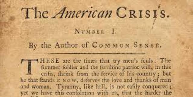 Thomas Paine's "American Crisis"