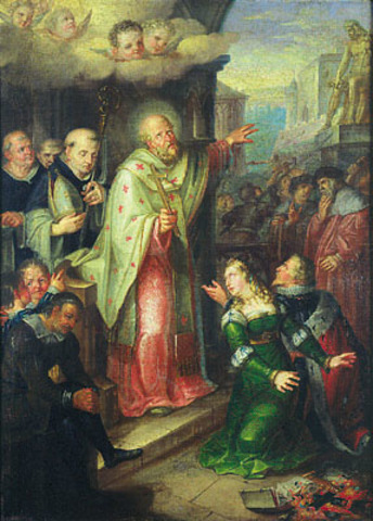 Duke Brozwoi and St. Ludmilla baptized in Bohemia (test 3)