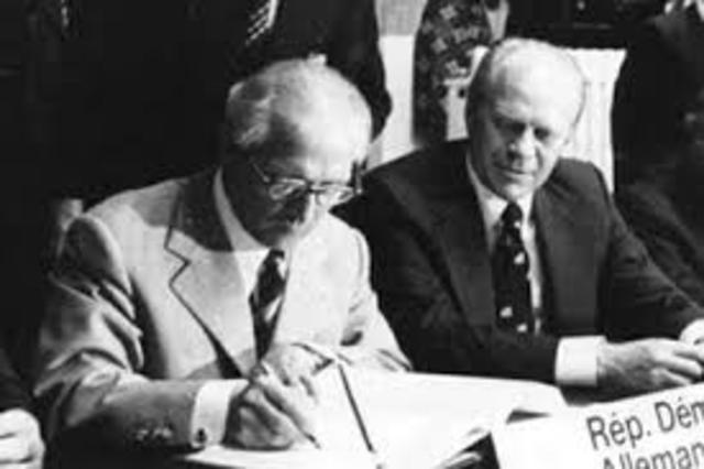 Firma del Acta de Helsinki