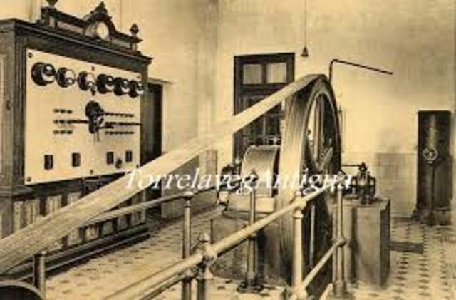 aparición de la electricidad