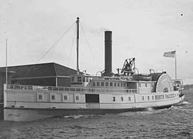 Barco de vapor con ruedas