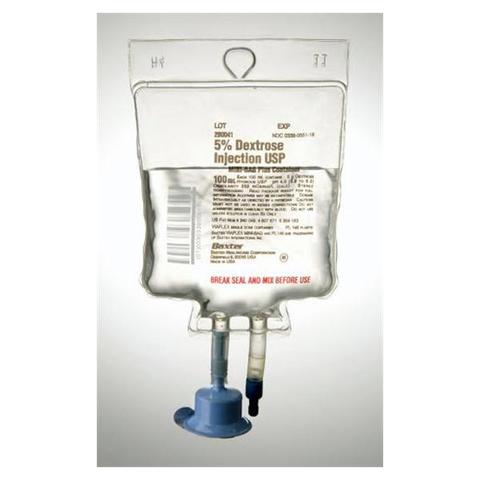 Création des poches souples par Baxter (VIAFLEX