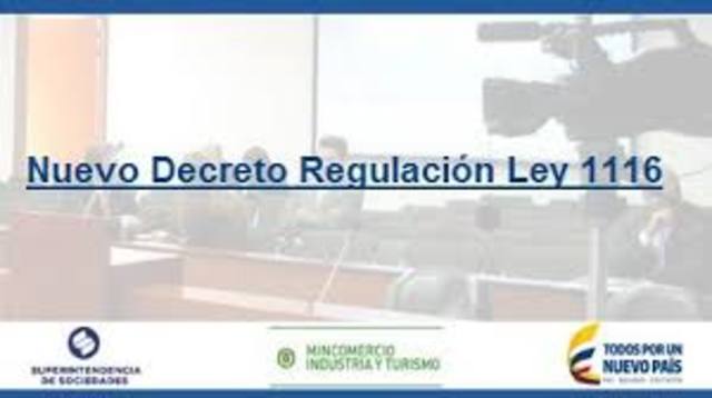 Se crea la Ley 1116