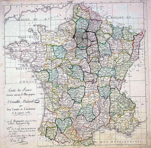 Création des départements
