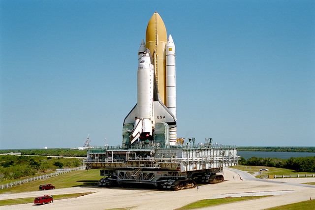 First Shuttle launched: Columbia
