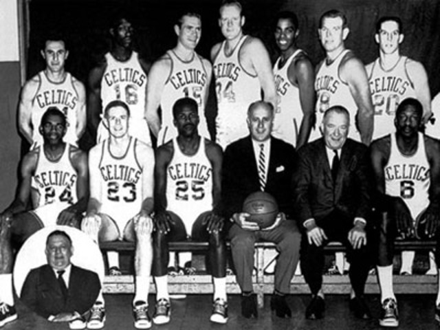 Introduced first fully black starting five