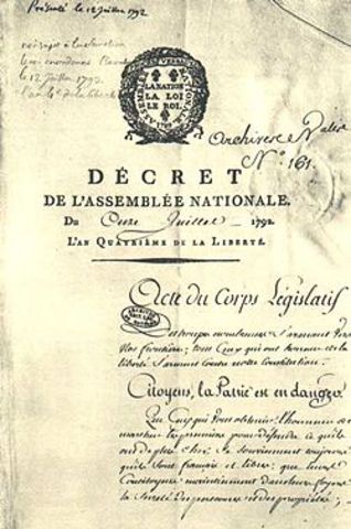 << La patrie en danger >>