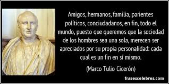 Cicerón define el término personalidad