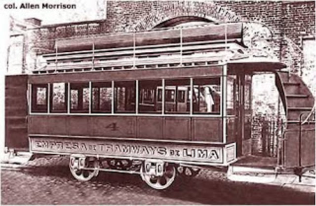 Empieza a operar el tranvía eléctrico en Lima