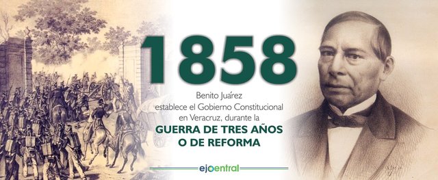 20 de marzo de 1858 Juárez a Veracruz