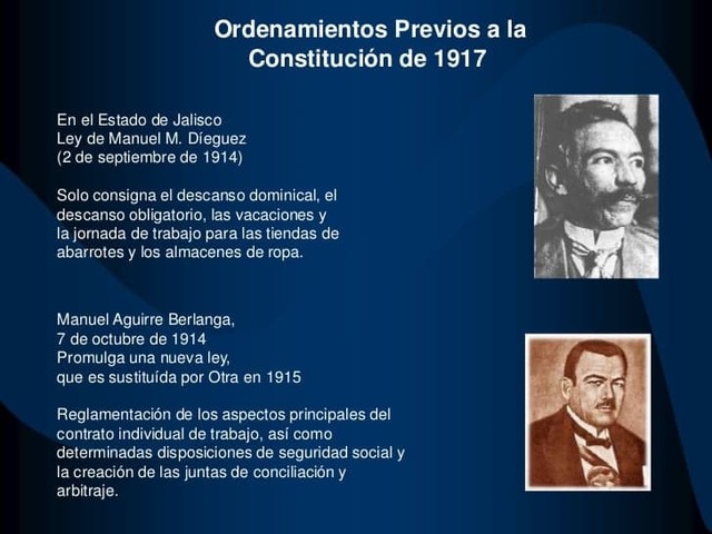 Septiembre 1914 Ley de descanso obligatorio